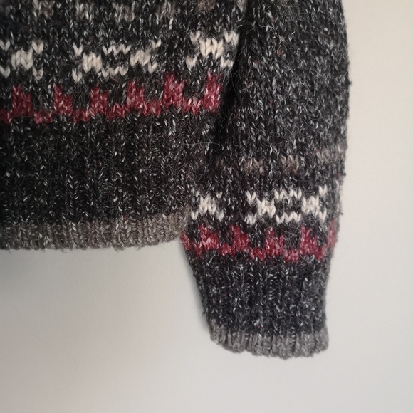 Vintage Fair Isle Wool Blend Crew Knit Sweater Alison H Collection Women… - Picture 5 of 16